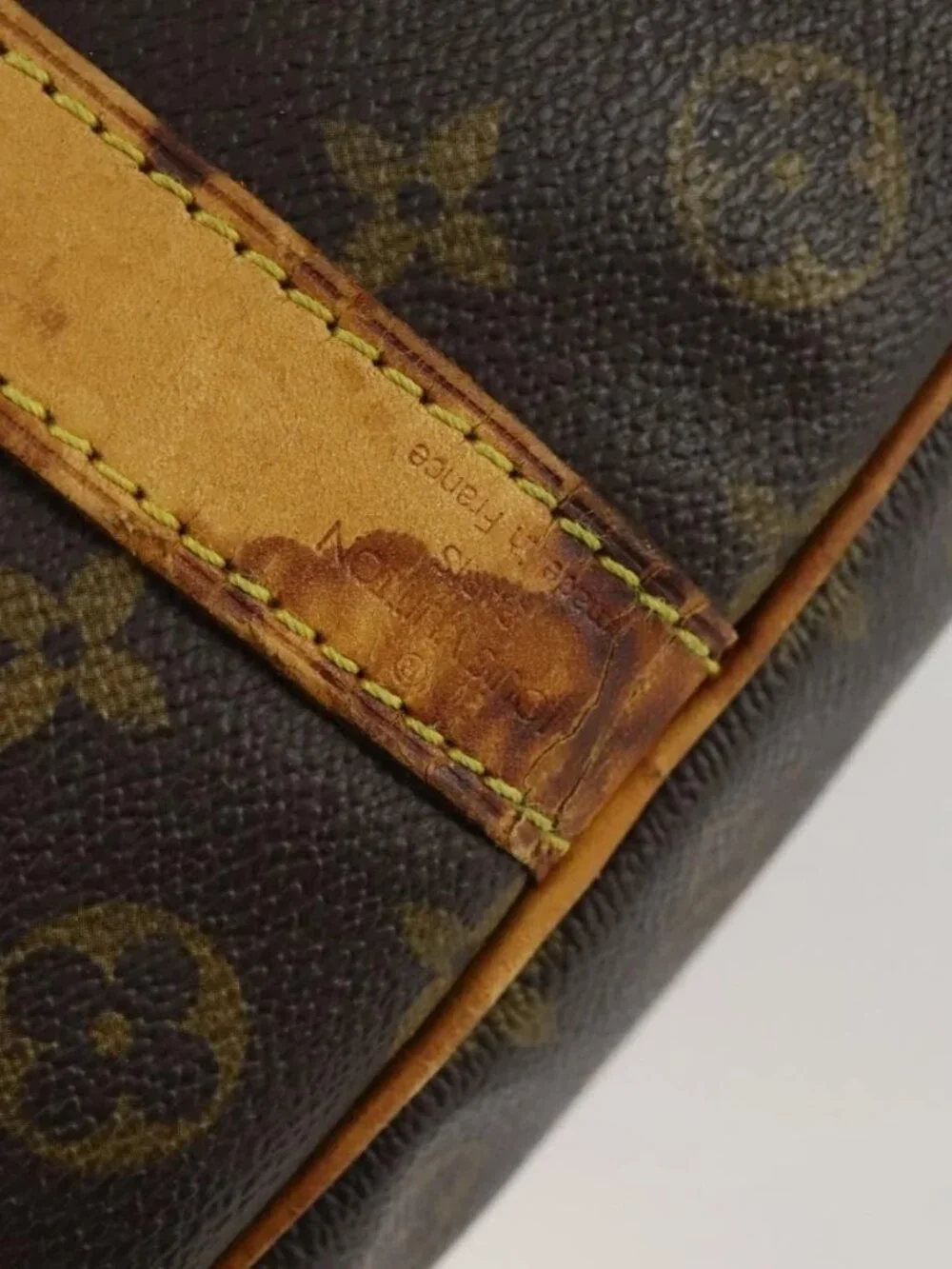 LOUIS VUITTON Monogram Keepall Bandouliere 50 Boston Bag M41416 LV Auth 157024
